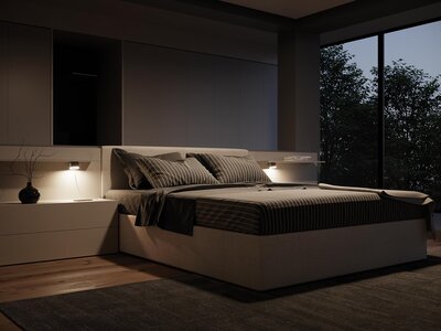 Dvojlůžko a podstavným osvětlením Unika D-Motion