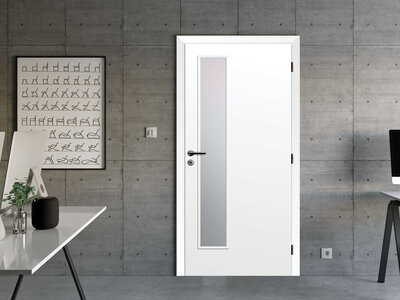 Dveře Solodoor modelová řada Smart jsou kompletně vyrobeny v České republice ©SOLODOOR Interiér kanceláře