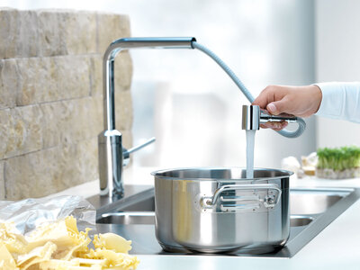 Kuchyňská baterie Kludi Dřezová baterie se sprchou Kludi