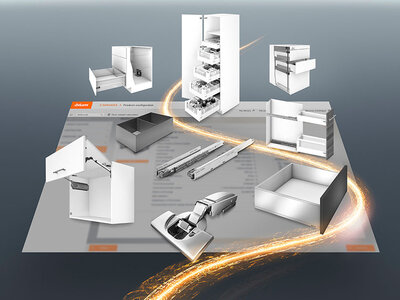 Konfigurátor výrobků Blum úvodní obrázek Blum konfigurátor výrobků sortimet