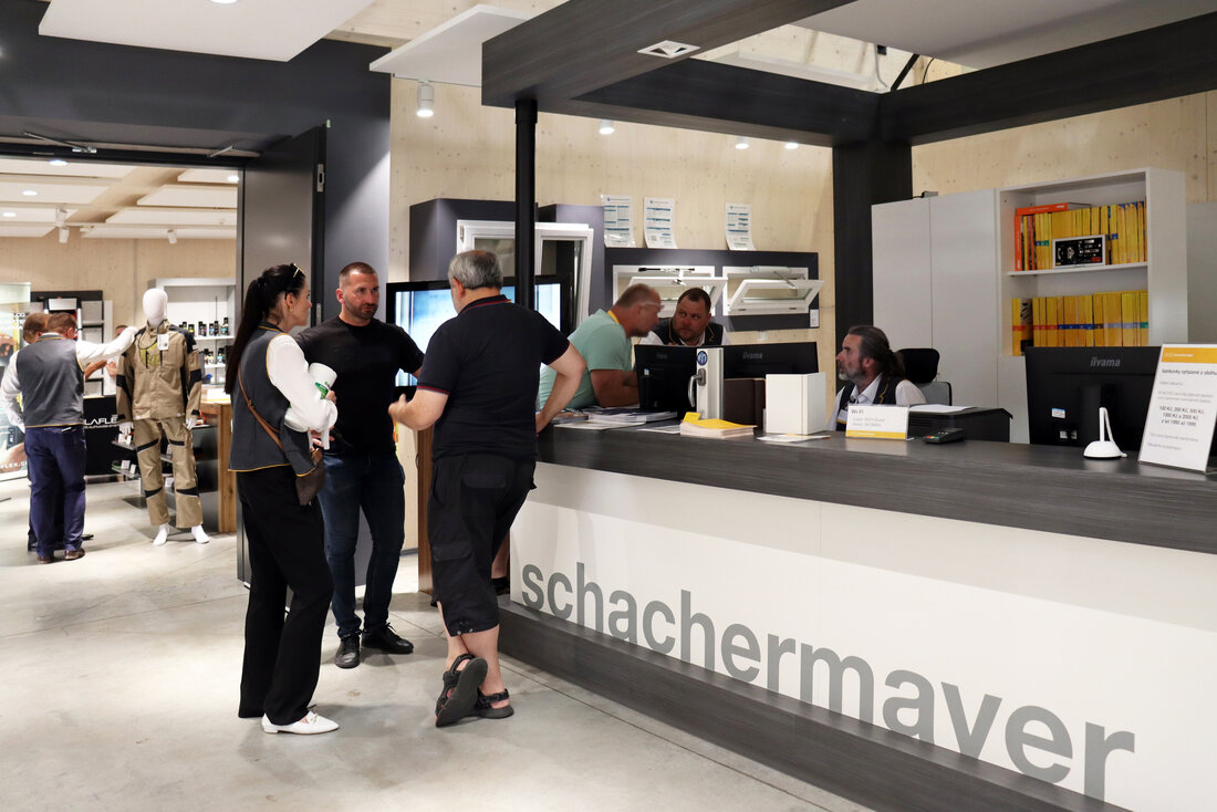 interiér prodejního centra Schachermayer Hostivice